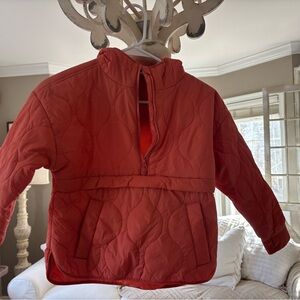 Old Navy Kids Quilted Hooded Puffer Jacket - Red